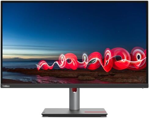 Lenovo T27H-30 68.6 Cm (27) 2560 X 1440 Pixels Quad HD Black, 63A3GAT1EU in Saudi Arabia