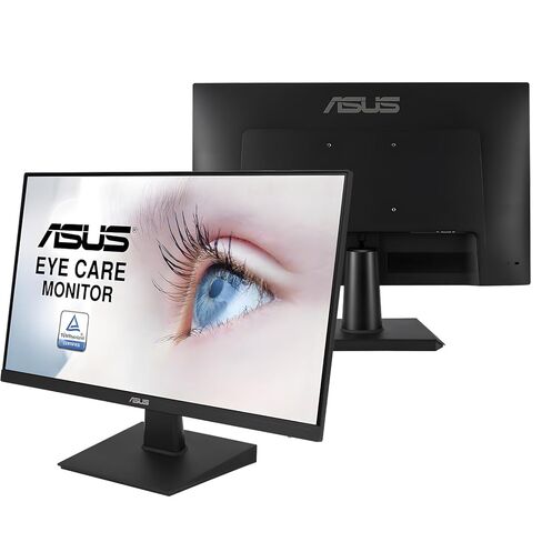 شاشة ASUS VA27EHE مقاس 27 بوصة للعناية بالعين، شاشة كمبيوتر عالية الدقة 1920x1080، 75 هرتز، IPS، مزامنة تكيفية، تقنية Eye Care Plus، مرشح الضوء الأزرق، خالية من الوميض، للعمل والألعاب، HDMI D-Sub، ضمان لمدة 3 سنوات in Kuwait