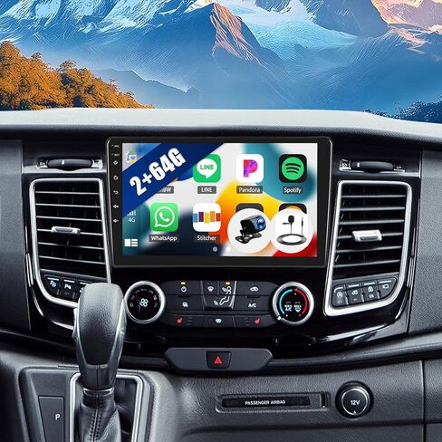 [2+64G] Android 15 Car Radio Stereo for Ford Transit 250 350 Cargo 2018-2024 with Wireless Carplay&Android Auto,10.1 Inch Touch Screen Car Radio with Mirror Link Bluetooth FM/RDS WiFi GPS EQ SWC in Saudi Arabia