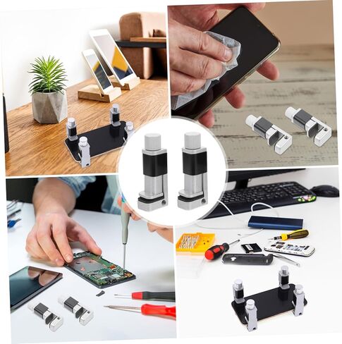 TEHAUX 2pcs Adjustable Phone Screen Fixing Clip Tools for Tablets and Smartphones Metal Fastening Clamps for Screen Repair Compatible Laptops and LCD Devices in Saudi Arabia