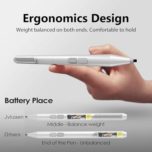 Stylus Pen for Surface Pro 12/11/10/9/8/X/7+/6/5/4/3/Surface 3, Surface Go 3/2/1, Surface Laptop/Studio/Book 4/3/2/1 with Palm Rejection, Smooth Writing,1024 Levels Pressure,Longer Battery Life in Kuwait