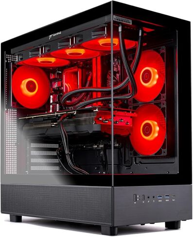 Skytech Gaming Azure 3 Gaming PC, AMD Ryzen 7 9700X 3.8GHz, NVIDIA RTX 5070 12GB VRAM, 1TB Gen4 NVMe SSD, 32GB DDR5 RAM 6000, 850W Gold ATX 3 PSU, 360 ARGB AIO, WI-FI 5, Windows 11, Desktop in Saudi Arabia