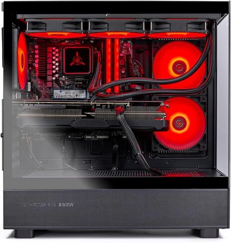 Skytech Gaming Azure 3 Gaming PC, AMD Ryzen 7 9700X 3.8GHz, NVIDIA RTX 5070 12GB VRAM, 1TB Gen4 NVMe SSD, 32GB DDR5 RAM 6000, 850W Gold ATX 3 PSU, 360 ARGB AIO, WI-FI 5, Windows 11, Desktop in Saudi Arabia
