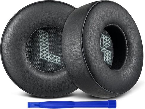 وسائد أذن بديلة من SOULWIT لسماعات JBL Live 670NC فوق الأذن (لا تناسب Tune 670NC)، وسائد أذن مع جلد بروتين ناعم وإسفنج عازل للضوضاء عالي الكثافة - أسود in Saudi Arabia