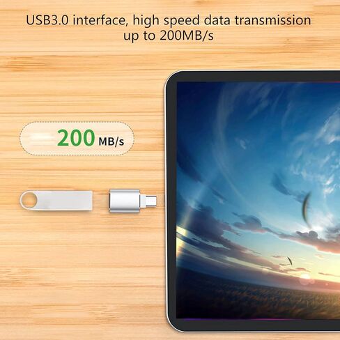 USB C Male to 3 Female Adapter Male to a 3 Female Convertor Portable Easy to Use C Type in Saudi Arabia