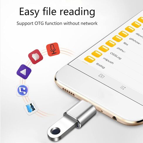 USB C Male to 3 Female Adapter Male to a 3 Female Convertor Portable Easy to Use C Type in Saudi Arabia