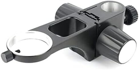 Install Diameter 32mm C Mount Zoom Lens Diameter 50mm Adjustable Stereo Microscope Stand Holder Arm Bracket Gear Accessories in Saudi Arabia