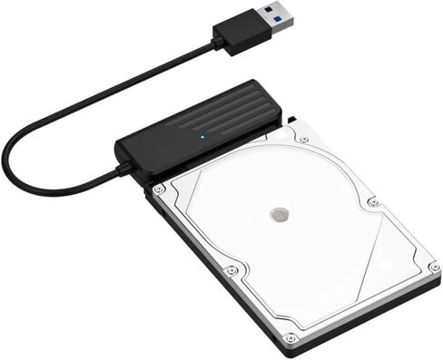 إلى محول كابل USB مع المقابس والتشغيل، موصل فعال لنقل البيانات لمحركات الأقراص الميكانيكية مقاس 2.5 بوصة in Kuwait