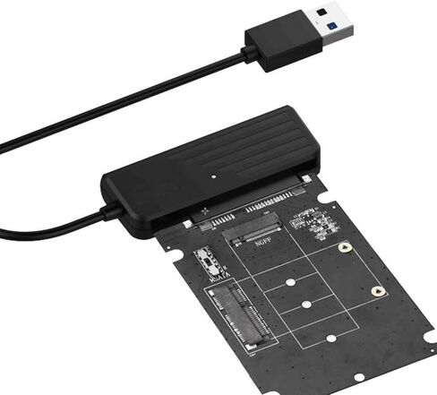 إلى محول كابل USB مع المقابس والتشغيل، موصل فعال لنقل البيانات لمحركات الأقراص الميكانيكية مقاس 2.5 بوصة in Kuwait