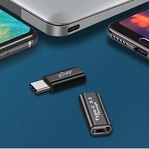2 قطعة محول سريع USB3.1 من النوع C مع رأس أنثى ذكر اختياري لسهولة الاتصال ونقل البيانات بسرعة in Kuwait