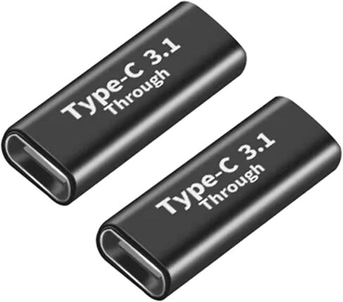2 قطعة محول سريع USB3.1 من النوع C مع رأس أنثى ذكر اختياري لسهولة الاتصال ونقل البيانات بسرعة in Kuwait