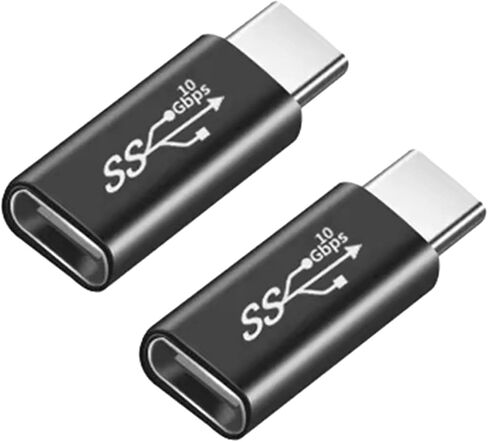 2 قطعة محول سريع USB3.1 من النوع C مع رأس أنثى ذكر اختياري لسهولة الاتصال ونقل البيانات بسرعة in Kuwait