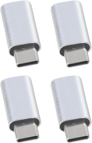 4 حزمة 8Pin إلى USB C محول للهاتف 16/15 نوع C شحن وموصلات مزامنة البيانات تصميم محمول in Kuwait
