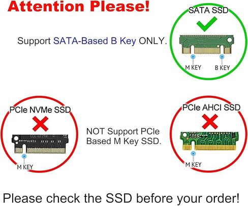 محول M2 NGFF SSD إلى 2.5 بوصة SATA 3.0، التوصيل والتشغيل in Kuwait