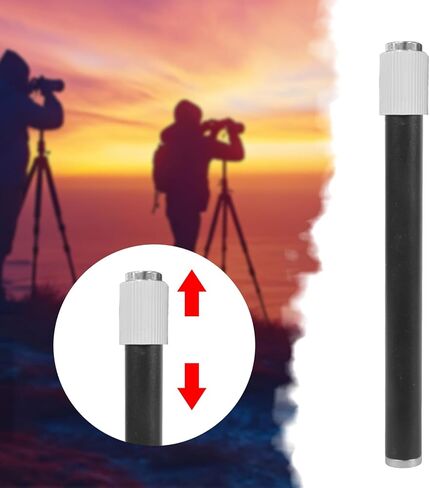 محول تركيب كاميرا تصغير مع خيوط مزدوجة 1/4 بوصة لمعدات استوديو أضواء LED 22 سم - 38 سم أداة إنشاء محتوى قضيب معدني قابل للتعديل in Saudi Arabia
