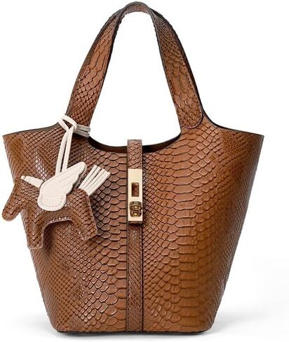 Tote Bag for Women Crocodile Pattern Satchel Bag for Women Shoulder Handbag Purse Clutch Bags for Work Evening in Kuwait