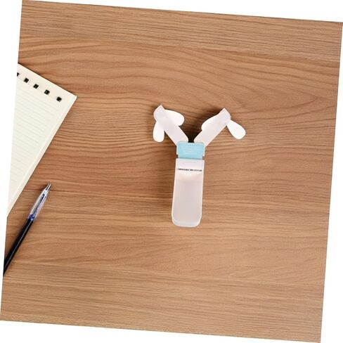 مروحة USB مزدوجة الرأس، مروحة كهربائية صغيرة قابلة للطي، طاولة محمولة خفيفة الوزن ومنخفضة الضوضاء مع أوضاع هواء للسفر في الهواء الطلق وتبريد الصيف باللون الأبيض in Kuwait