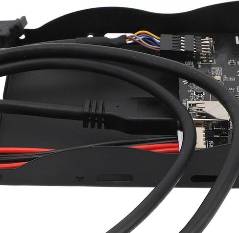لوحة محرك الأقراص المرنة AYNEFY USB3.2 Gen1 Type C، توصيل وتشغيل 5 جيجابت في الثانية، محور أمامي 3.5 بوصة مع 2 USB3.0، USB C، صوت عالي الدقة، قارئ SD TF، محول أمامي 19 سنًا لـ 7، 8، 10، 11، 2003، OS X، in Kuwait