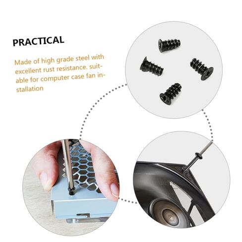 مجموعة مسامير ذاتية اللولبة طويلة وقصيرة مكونة من 50 قطعة لتركيب مروحة الكمبيوتر ومبرد المياه، ومجموعة ملحقات مروحة الكمبيوتر الشخصي لإمداد الطاقة وتركيب مبرد الحقيبة in Saudi Arabia