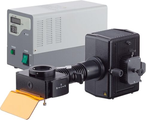 AmScope 40X-1000X مجهر مضان مصحح بما لا نهاية مع إضاءة LED Koehler وفتحة أنف خماسية in Kuwait