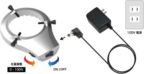 ضوء حلقة LED للمجهر | صنع في اليابان in Saudi Arabia