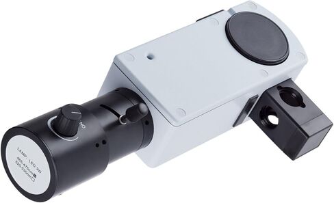 AmScope 40X-1000X مجهر مضان أزرق اللون مصحح بلا حدود مع إضاءة LED Koehler وفتحة أنف خماسية in Kuwait