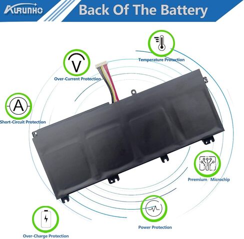 B41N1711 64Wh Laptop Battery Replacement for Asus FX503VD FX503VM FX63V FX63VD FX63VM ROG Strix GL703GE GL503VD GL503VM ZX63V PX705G TUF705DT TUF765DT Series 15.2V (Long Line) in Saudi Arabia