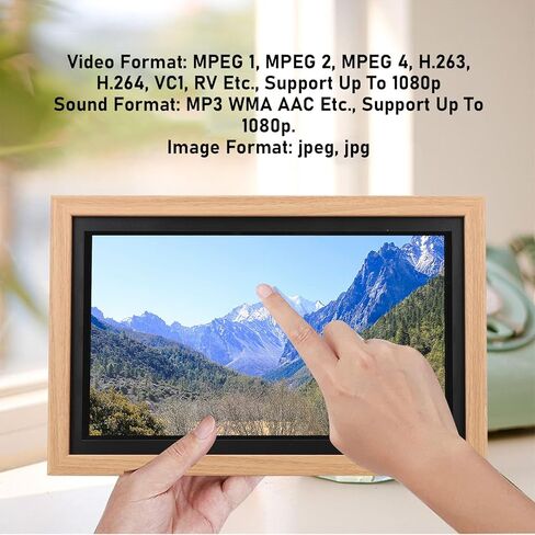 Digital Picture Frame Wi Fi, 15.6 Inch Large Digital Picture Frame with LED Touch Screen, Built in 16GB Storage, Share Moments Instantly via Frameo App (US Plug) in Saudi Arabia