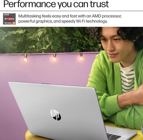 HP 17 Everyday Value Laptop 17.3" IPS FHD Display (AMD Ryzen 5 7520U, 8GB LPDDR5, 512GB SSD, AMD Radeon, WiFi 6, Webcam, Bluetooth 5.3, Win 11 Home) w/DKZ USB Port Expander in Saudi Arabia