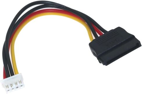 4Pin مرن أنثى إلى 15Pin شاحن أنثي محول إمدادات الطاقة تحويل البيانات كابل سلك الطاقة 7.87in in Kuwait