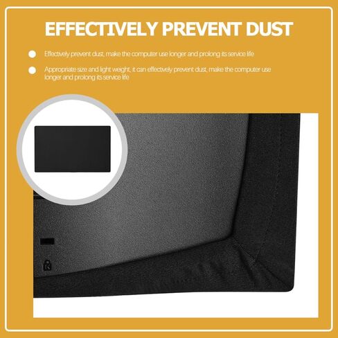 Stretchy Computer Dust Cover Ultra-thin Soft Fabric Protective Screen Sleeve Elastic Monitor Cover for Desktop Lightweight Portable for Office and Home Use in Saudi Arabia