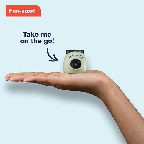 كاميرا FUJIFILM INSTAX PAL الرقمية (كاميرا رقمية محمولة للتوجيه والتقاط، مع تمكين التطبيق، طباعة متوافقة مع طابعات Instax Link، وكاميرات Instax Hybrid)، أخضر فستقي in Kuwait