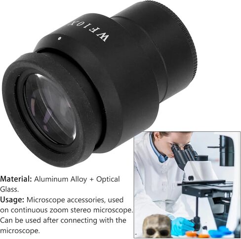 Microscope Eyepiece WF10X/22mm 30mm Interface Diameter Metal Body Wide Angle High Refractive Index for Laboratory in Saudi Arabia