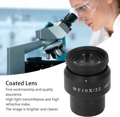 Microscope Eyepiece WF10X/22mm 30mm Interface Diameter Metal Body Wide Angle High Refractive Index for Laboratory in Saudi Arabia
