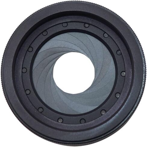 GXARTS Adjustable Iris Aperture Diaphragm 1.5MM-26MM Iris Diaphragm M30 to M37 Goggles Lens Module DIY Aperture Lens Microscope Iris Adapter Optical Diaphragm Camera Lens for Laboratory Microscope in Saudi Arabia