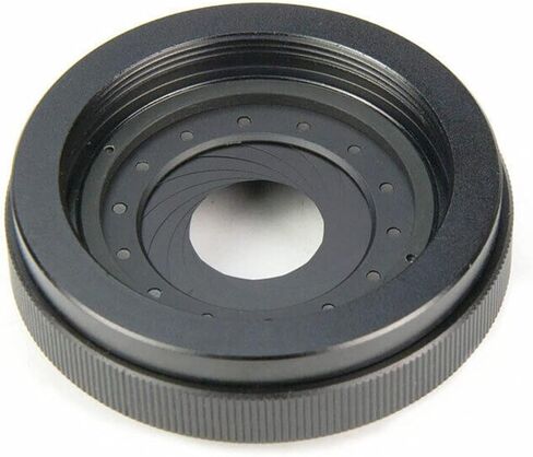 GXARTS Adjustable Iris Aperture Diaphragm 1.5MM-26MM Iris Diaphragm M30 to M37 Goggles Lens Module DIY Aperture Lens Microscope Iris Adapter Optical Diaphragm Camera Lens for Laboratory Microscope in Saudi Arabia