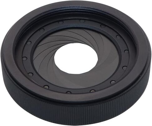 GXARTS Adjustable Iris Aperture Diaphragm 1.5MM-26MM Iris Diaphragm M30 to M37 Goggles Lens Module DIY Aperture Lens Microscope Iris Adapter Optical Diaphragm Camera Lens for Laboratory Microscope in Saudi Arabia