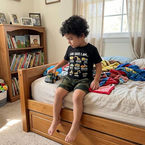 Toddler Baby Boy Summer Outfits Sailboat Embroidery Short Sleeve T-Shirt Tops Elastic Shorts Cute Infant Clothes in Kuwait