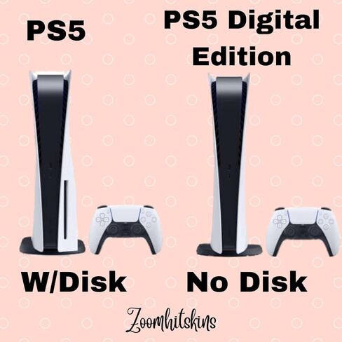 ZOOMHITSKINS متوافق مع بشرة PS5، منظر طبيعي للجبال الزرقاء والثلج والقمر السماء، متين، خالي من الفقاعات، إصدار مع قرص، مقطوع بدقة in Saudi Arabia