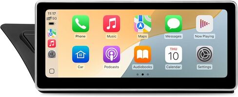 شاشة تعمل باللمس لسيارة Audi A4 A5 S4 S5 RS4 RS5 (2009-2016) مدمجة في Android Auto CarPlay Bluetooth ترقية راديو السيارة في المصنع تحتفظ بنظام مكبر الصوت الاستريو الأصلي (10.25 A4 Symphony) in Kuwait