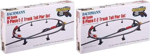 Bachmann Trains 8 PC. E-Z TRACK TALL PIER SET - HO Scale in Saudi Arabia