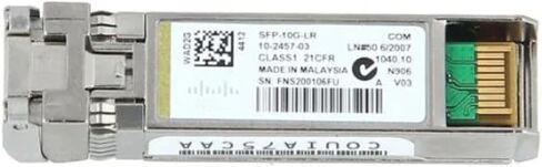 SFP-10G-LR 10GBASE-LR SFP+ Transceiver Module, 1310nm, 10km, LC Connector – DOM Supported (New Sealed) in Saudi Arabia