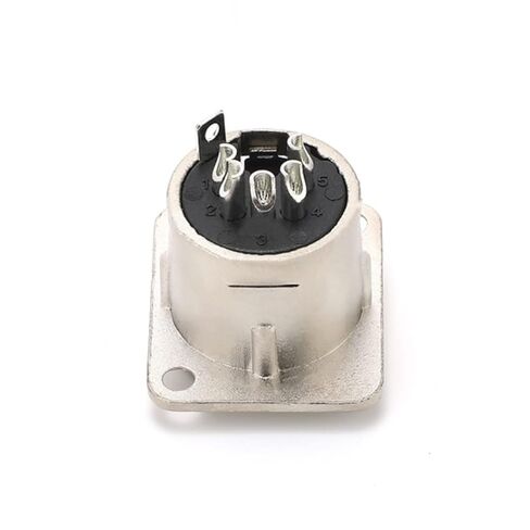 XLR أنثى جاك 5 دبوس لوحة جبل الرافعات XLR أنثى موصل مقبس 4 قطع in Saudi Arabia