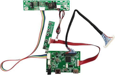 VSDISPLAY H/D USB LCD Controller Board for 21.5Inch 23.8Inch 1920x1080 30 Pin LVDS LCD Screen T215HVN01.0 M215HW03 V1 V2 M215HGE-L23 M215HTN01.1 LM238WF5-SSA1 LM238WF1-SLE3,Support Image 180° Rotate in Saudi Arabia