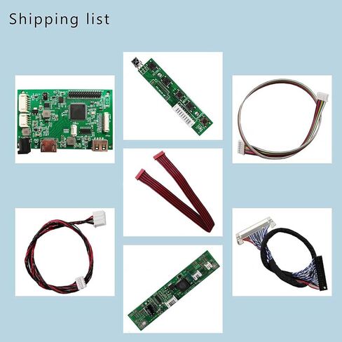 VSDISPLAY H/D USB LCD Controller Board for 21.5Inch 23.8Inch 1920x1080 30 Pin LVDS LCD Screen T215HVN01.0 M215HW03 V1 V2 M215HGE-L23 M215HTN01.1 LM238WF5-SSA1 LM238WF1-SLE3,Support Image 180° Rotate in Saudi Arabia