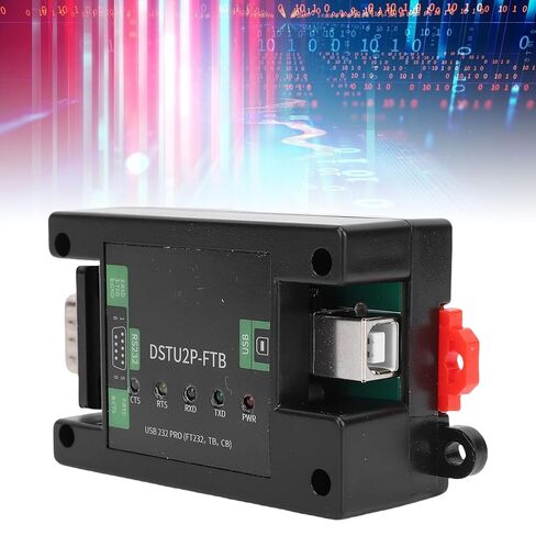 وحدة محول تسلسلي USB إلى RS232 PRO، محول تسلسلي لعزل الطاقة المتكامل، موصل USB B ذكر DB9، للتلفزيون، HDTV، DVD in Kuwait