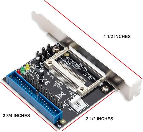 IDE/PATA to CF Adapter with Bracket Connects Compact Flash to 2.5 3.5-Inch IDE Host Interface Hard Drive SD-CF-IDE-BR in Saudi Arabia