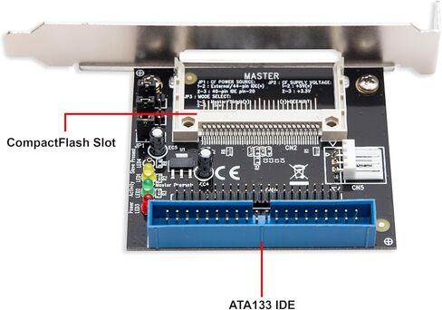 IDE/PATA to CF Adapter with Bracket Connects Compact Flash to 2.5 3.5-Inch IDE Host Interface Hard Drive SD-CF-IDE-BR in Saudi Arabia