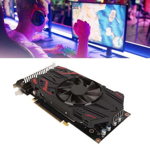 VBESTLIFE GTX550Ti 4GB Graphics Card, GDDR5, 128bit, PCI Express2.0, 783Mhz/3400Mhz, 2560x1600, Gaming Video Card with , VGA and DVI Ports (GTX550Ti 4G) in Saudi Arabia