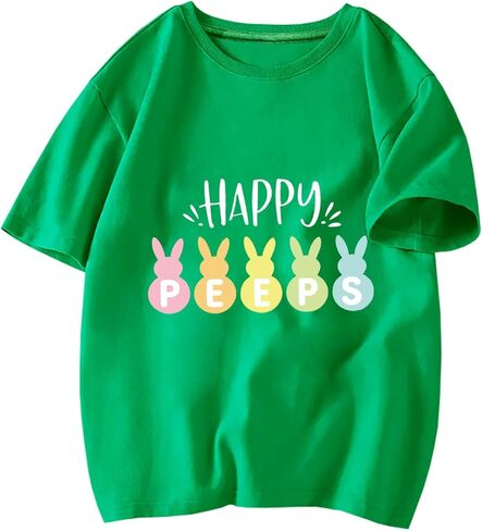 Easter Shirts for Boys Girls Toddler Kids Children Bunny Eggs Tractor Monster Truck Graphic Tees Outfit T-Shirt Top 2T-7T in Saudi Arabia